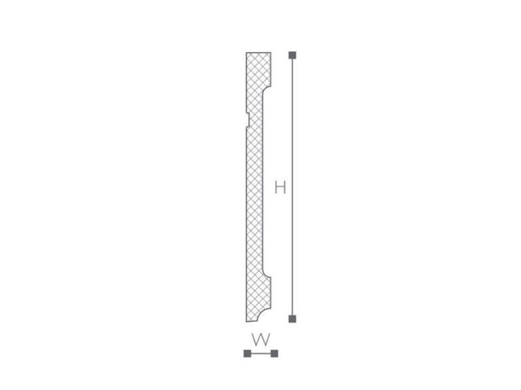 FD20 плинтус Wallstyl NMC 18х200х2000 мм